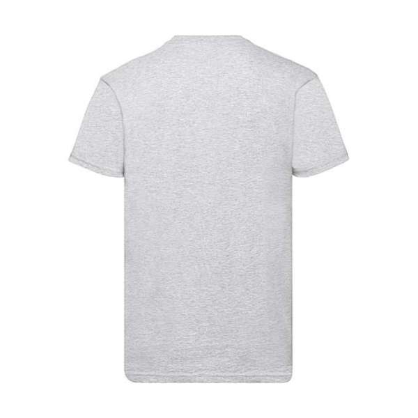 Fruit of the Loom T-shirt Valueweight, Ash, Maat S ( 5 stuks onbedrukt)