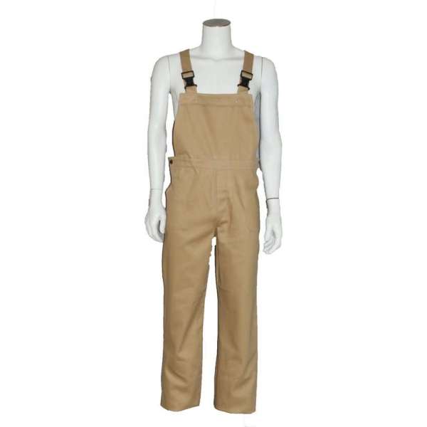 Yoworkwear Tuinbroek 100% katoen kaki maat 52