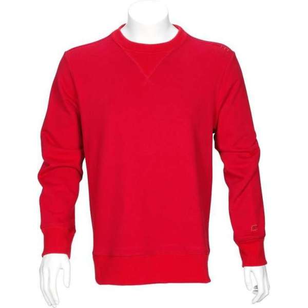 T'RIFFIC® EGO Sweater Ronde hals Brushed inside 80/20% katoen/polyester Rood size XL