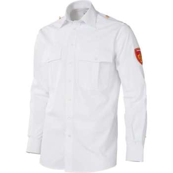 Uniformshirt Brandweer lange mouw Maat 48