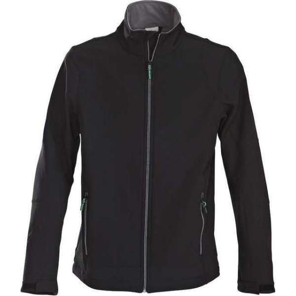 Printer Trial Softshell Jacket-5XL-Zwart