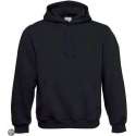 B&C Hooded Sweater 80/20 Black, maat XXXL