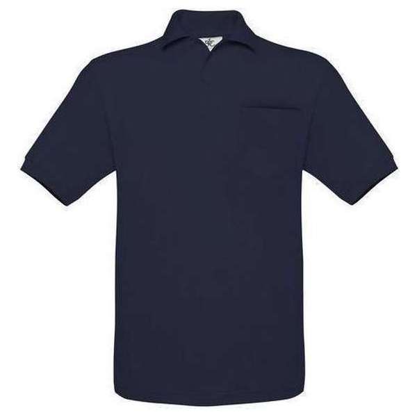 Santino B&c Poloshirt Safran Tt Pocket Navy Maat 2xl