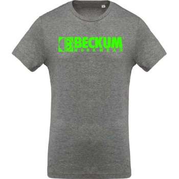 Beckum Workwear EBTS04 T-shirt met logo Grey Heather S