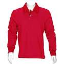 T'RIFFIC® SOLID Polosweater Brushed inside 80/20% katoen/polyester Rood size XL