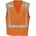 Sioen Carpi Signalisatie gilet Fluo Oranje maat XL