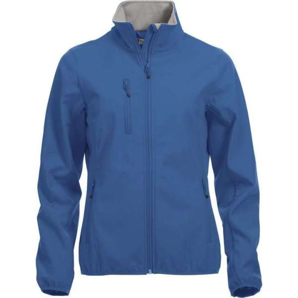 Clique Basic Softshell Jas Dames Kobalt maat XS