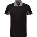 Workman Poloshirt Bi-Colour - 1406 zwart / grijs - Maat XL