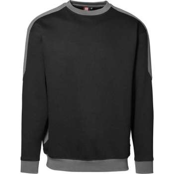 ID-Line 0362 Sweatshirt Zwart/GrijsXS