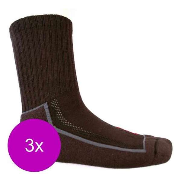 Stapp Unisex Anti Statisch Zwart - Sokken - 3 x 43-46