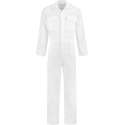 EM Workwear kinderoverall pol/kat Wit met verdekte ritssluiting maat 74