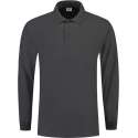 Tricorp 201009 Poloshirt Lange Mouw Donkergrijs maat 5XL