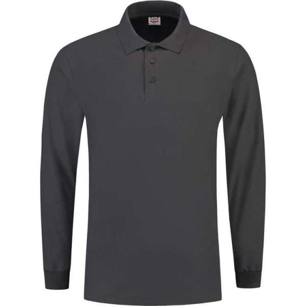 Tricorp 201009 Poloshirt Lange Mouw Donkergrijs maat 5XL