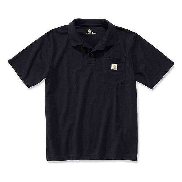 Carhartt Contractor's Work Pocket Black Polo Heren