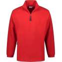 Santino fleece sweater Serfaus - rood - maat M