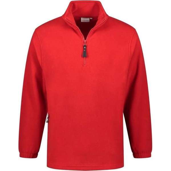 Santino fleece sweater Serfaus - rood - maat M