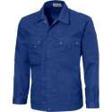 Ultimate Workwear - Standaard werkjas/jack (battledress) KAPRUN- Polykatoen 245gr/m2 - Blauw (Kobalt/Royal Blue)