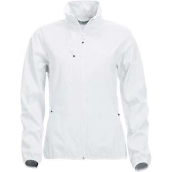 Clique Basic Softshell Jas Dames Wit maat XS