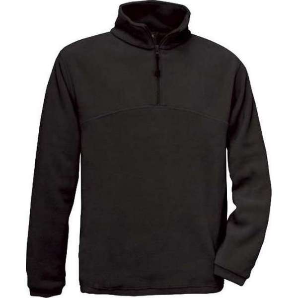 B&C HIGHLANDER Zip Sweater Fleece ZwartXL