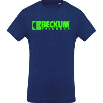 Beckum Workwear EBTS04 T-shirt met logo Ocean Blue S