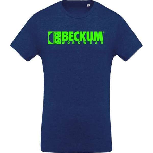 Beckum Workwear EBTS04 T-shirt met logo Ocean Blue S