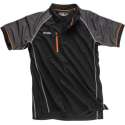 Scruffs "Active" Zwarte Werk Poloshirt - Maat S