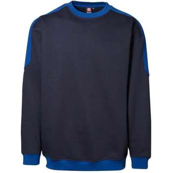 ID-Line 0362 Sweatshirt Marineblauw/KoningsblauwS