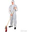 ESTARK Wegwerp Overall Wit - Witte Wegwerpoverall - Overal - Wit pak - Coverall - Wit - One size - 1 Stuk