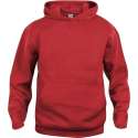 Basic hoody jr rood 90/100