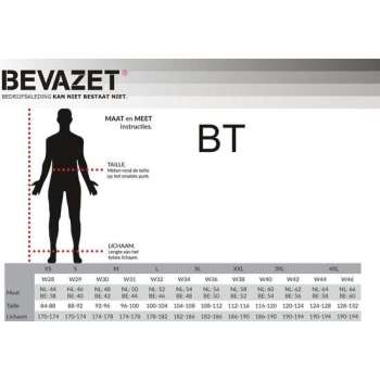 Tuinbroeken BT AM. OVERALL P_K ZwartNL:64 BE:58