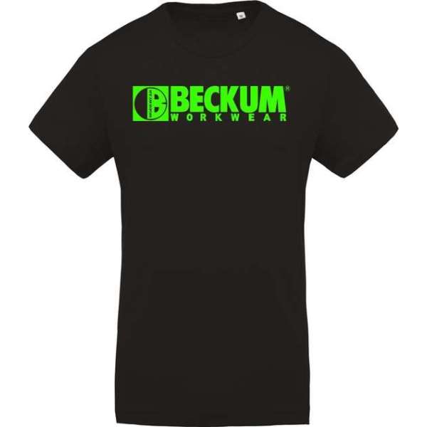 Beckum Workwear EBTS04 T-shirt met logo Zwart M