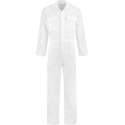 EM Workwear kinderoverall pol/kat Wit met verdekte ritssluiting maat 86