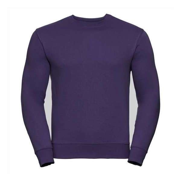 Russell Heren Sweatshirt Paars Ronde Hals Regular Fit