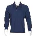 T'RIFFIC® SOLID Polosweater Brushed inside 80/20% katoen/polyester Marine size XS