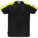 Fristads t-shirt 111261 stretch zwart/fluorgeel