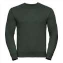 Russell Heren Sweatshirt Donkergroen Ronde Hals Regular Fit