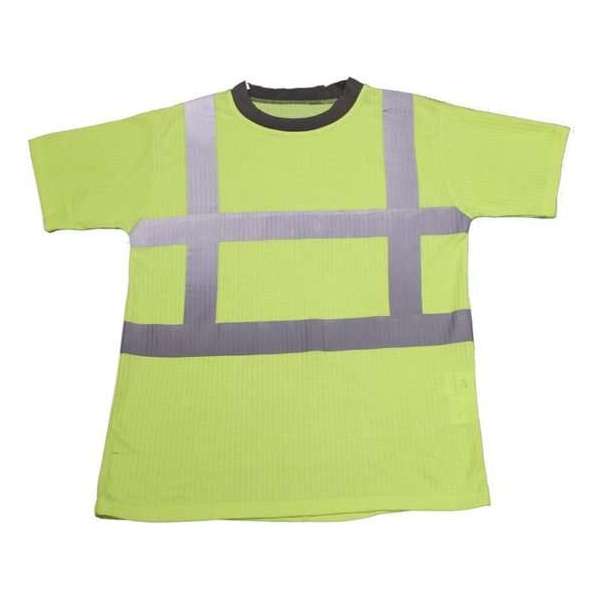 T-shirt RWS fluor geel korte mouw maat S