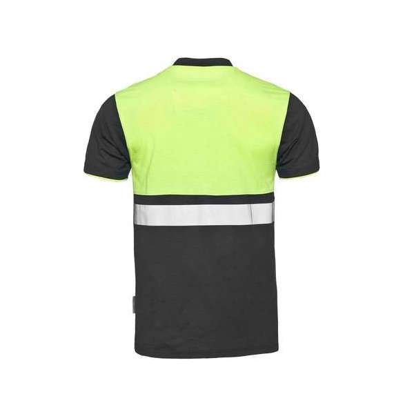 Santino Hivis t-shirt Hannover - 120149 - graphite / fluor geel - maat 5XL