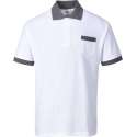 Poloshirt Craft KS51 Wit/Grijs Maat L