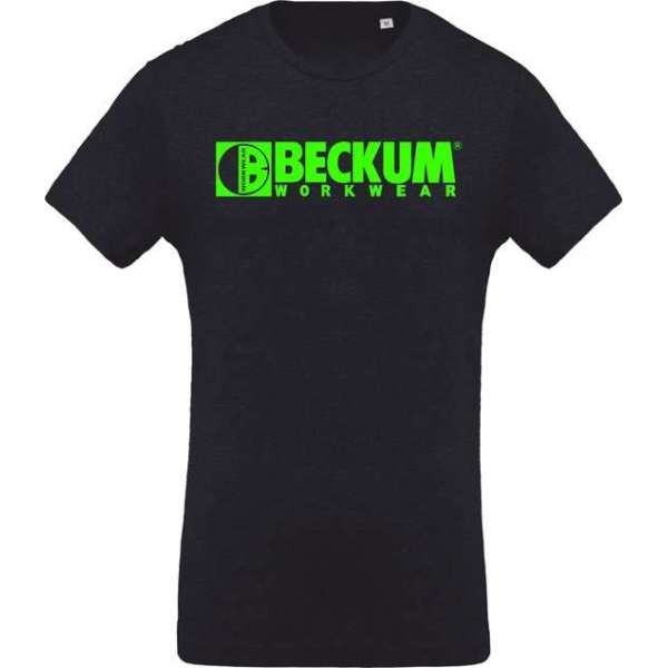 Beckum Workwear EBTS04 T-shirt met logo Navy Heather M