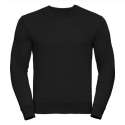 Russell Heren Sweatshirt Zwart Ronde Hals Regular Fit