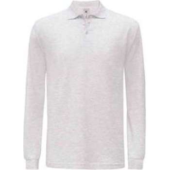 Santino B&c Poloshirts Long Sleeve Safran Tt Lsl Ash Maat S