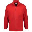 Santino Bormio Fleecejack lange mouwen +Rits - Rood - M