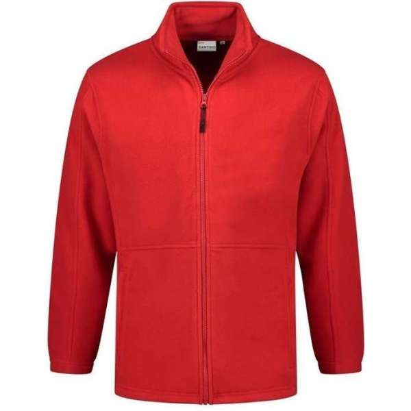 Santino Bormio Fleecejack lange mouwen +Rits - Rood - M