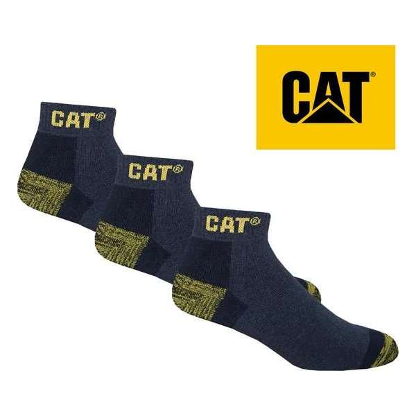 CATERPILLAR SOKKEN - CAT Premium werksokken "short" - 39/42 - donkergrijs - 3 paar