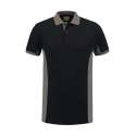 Lemon & Soda 4600 Unisex Regular Fit Polo-Black/PG-L