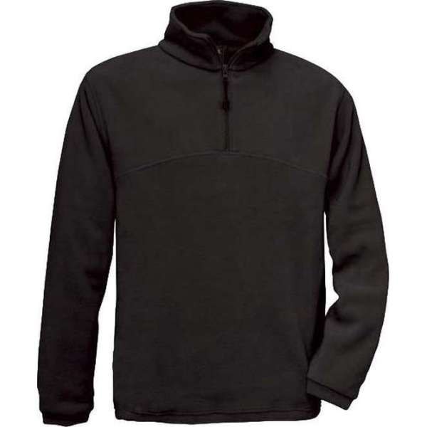 B&C HIGHLANDER Zip Sweater Fleece Zwart3XL