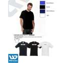 Wenaas - Dubbelpak T-shirt heren V-hals - 100% gekamde katoen 145 gr/m2 - 35012 Zwart