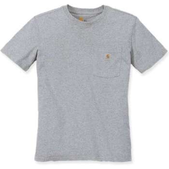 Carhartt 103067 Workwear Pocket T-Shirt - Original Fit - Heather Grey - XL