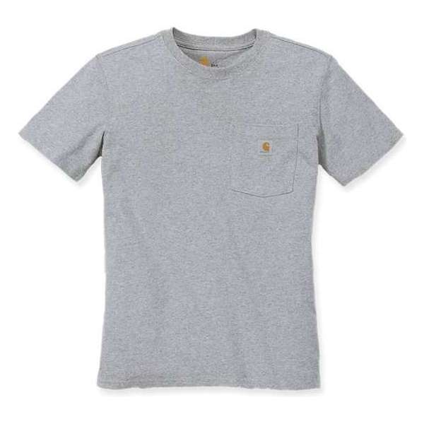 Carhartt 103067 Workwear Pocket T-Shirt - Original Fit - Heather Grey - XL